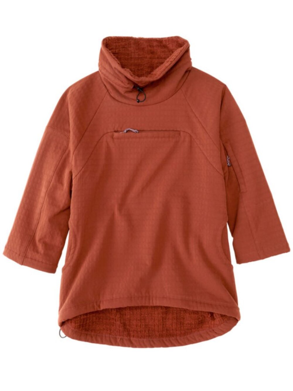 Title Nine Womens Off the Grid Long Pullover - Smoked Paprika - Size S
